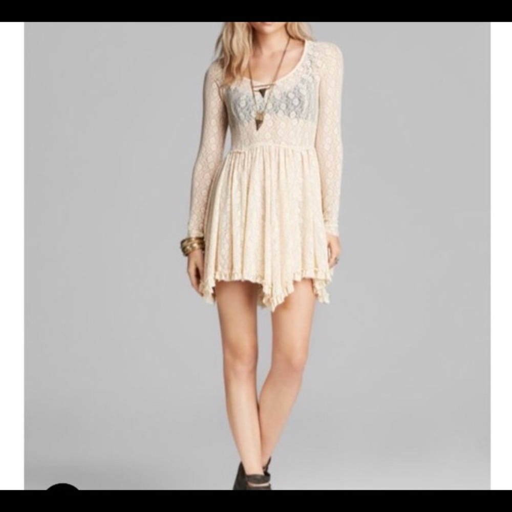 Free people slip dress: Star Lace witchy